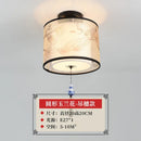 GobekUsa Lotus Chinese Chandelier Ceiling Lamp Simple Corridor Painting LED Lighting