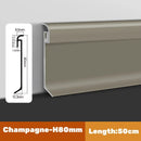 GobekUsa LED Skirting Line Aluminum Profiles Baseboard Corner Wall Decor - Stair Bar Strip Light