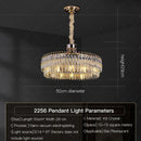 GobekUsa Crystal Chandelier: Modern Luxury for Living Room, Restaurant, Hotel Lobby