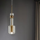 GobekUsa Cylindrical Glass Pendant Light: Modern, Nordic Design for Living Room, Restaurant, Kitchen