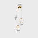 GobekUsa Glass Starry LED Pendant Lights for Nordic Bedroom Chandelier