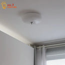 GobekUsa Cream Glass Round Ceiling Lights | Modern LED Indoor Lighting | Bedroom Study Balcony Lighting