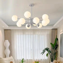 GobekUsa Glass Ball LED Ceiling Chandelier for Modern Living Room and Bedroom