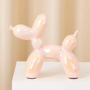 GobekUsa Ceramic Balloon Dog Statue Handmade Sculpture Modern Living Room Decor