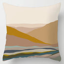 GobekUsa Geometric Leaves Print Cushion Cover for Home Decor and Comfort