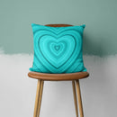 GobekUsa Leaf Feather Cushion Covers Geometric Heart Print Pillowcase Home Decor