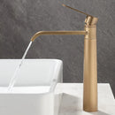 GobekUsa Antique Bronze Basin Faucet Hot & Cold Brass Sink Mixer Tap