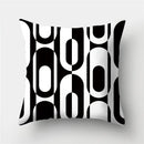 GobekUsa Geometric Stripes Pillowcase 45x45cm Polyester Cushion Cover for Living Room