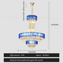 GobekUsa Crystal Chandelier: Postmodern Multi-layer Luxury for Villa, Hotel Lobby, and Living Room