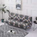 GobekUsa Armless Futon Sofa Cover Slipcover Elastic No Armrest
