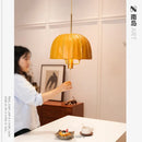 GobekUsa Leather Chandelier: European Bedroom Single Head Design