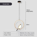 GobekUsa LED Pendant Lamp for Bedroom Interior Hanging Chandelier Fixture