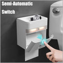 GobekUsa Induction Light Toilet Paper Holder with Storage Rack