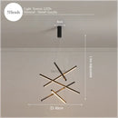 GobekUsa LED Nordic Chandelier: Modern Pendant Light for Living, Dining, and Bedroom