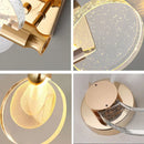 GobekUsa Bubble Crystal Pendant Lights: Nordic LED Hanging Lamps for Living Room, Bedroom & Dining Area