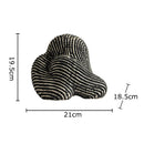 GobekUsa Abstract Ceramic Rockery Sculpture Ornament for Aesthetic Desk Decoration