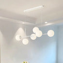 GobekUsa French White Pendant Chandelier Light Set with E27 Bulb for Elegant Décor