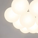 GobekUsa Bubble Glass Ball Pendant Lights Chandelier for Living Room Bedroom Kitchen Kids G9 LED