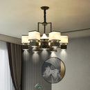 GobekUsa Chinese Zen Marble Chandelier for Living Room, Restaurant, and Bedroom