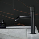 GobekUsa Brushed Gold Basin Faucet: Solid Brass Hot Water Mixer Sink Tap