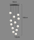GobekUsa LED Ceiling Lamp Chandelier: Modern Decorative Lighting for Bedroom and Dining Room
