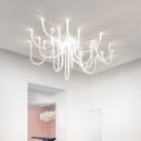 GobekUsa LED U Shape Chandelier Pendant Lamp Dimmable Ceiling Light