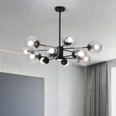GobekUsa Glass Ball LED Chandelier for Bedroom and Dining Room