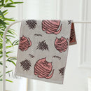 GobekUsa Kids Cartoon Face Towels - Set of 3 | Cats Print | 100% Cotton | 25*50cm