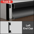 GobekUsa LED Skirting Profile: Hidden Corner Recessed Aluminum Baseboard Light Strip
