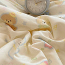 GobekUsa Cartoon Printed Cotton Bedding Set - Soft, Skin-Friendly Duvet Cover