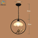 GobekUsa Birdcage LED Chandelier: Modern Resin Pendant Lights for Bedroom, Living Room, and Restaurant
