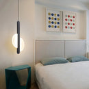 Modern Metal LED Pendant Light in Black or White