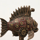 GobekUsa Blackfish Resin Steampunk Whale Figurine Classic Home Office Decor