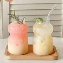 GobekUsa Gourd Shape Cocktail Glass Mug, 440ml - Premium Drinkware for Coffee, Whiskey, Wine & Desserts