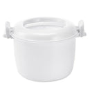 GobekUsa 6-in-1 Cooking Pot for Microwave Steaming, Rice, Pasta, Soup, and Vegetables