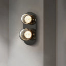 GobekUsa Gray Glass Wall Lights: Modern Luxury Home Decor Fixture for Living Room