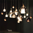 GobekUsa Glass Bubble Pendant Lights: Luxury LED Chandeliers for Restaurant, Staircases & Bedside
