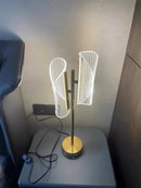 GobekUsa LED Floor Lamp Minimalist Living Room Bedroom Standing Light Decor Virtual Fixture Acrylic Floor Lights