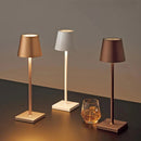 GobekUsa Crystal LED Rechargeable Table Lamp - Elegant Cordless Hotel Restaurant Bar Light