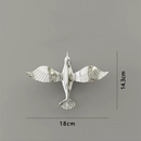 GobekUsa Gold/Silver Pigeon Wall Ornaments - Dove Statue for Living Room Aesthetics