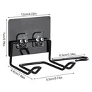 GobekUsa Hair Care Organizer: Wall-Mounted Storage Shelf for Hair Dryer & Straightener