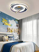 GobekUsa Astronaut Spaceman Rocket Rabbit Ceiling Light Kids Bedroom Luminaire