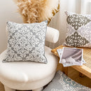 GobekUsa Ethnic Pattern Cushion Cover with Tassels 45x45cm for Cozy Home Decoration