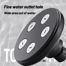 GobekUsa Black High Pressure Mini Rainshower Shower Head for Water-saving Bath Experience