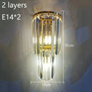 GobekUsa Crystal Wall Lamp: Elegant Lighting Fixtures for Luxe Living Spaces