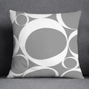GobekUsa Geometric Floral Print Lumbar Pillow Case 45X45cm Sofa Cushion Cover