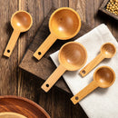 GobekUsa Beech Wood Tablespoon Coffee Scoop for Beans, Powder, Spices