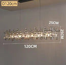 GobekUsa Crystal Chandelier: Luxury Modern Lighting for Living Room, Dining Room, Office, Villa
