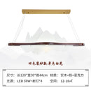 GobekUsa Chinese Style Wood Art Chandelier for Modern Zen Atmosphere