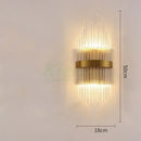 GobekUsa Crystal LED Wall Lamp for Bedroom Living Room Study Minimalist Design